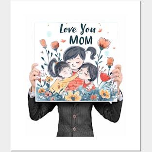 love mom Posters and Art